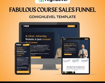 GoHighLevel Fabulous Course Sales Funnel for Coaches