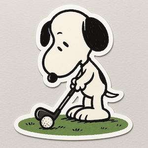 Premium Quality Snoop Golfing Sticker l Luggage Suitcase Sticker l Cool Sticker design