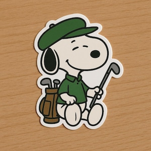 High Quality 2&quot; Snoop Golfing Sticker l Custom Cartoon Stickers l Laptop Stickers