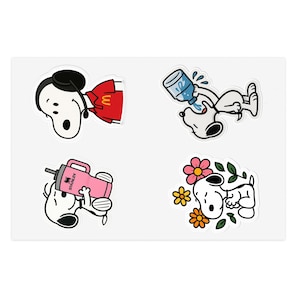 Premium Quality Snoop Custom Stickers, Vinyl Stickers for Scrapbooking, Planner Accessories, Kids&#39; Room Decor, Gift for All Occasions