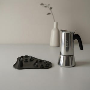 Bialetti Venus lekbak voor 10 kopjes, afdruiprek, houder, opbergstandaard, moka-accessoire, Bialetti-accessoire, inductie moka