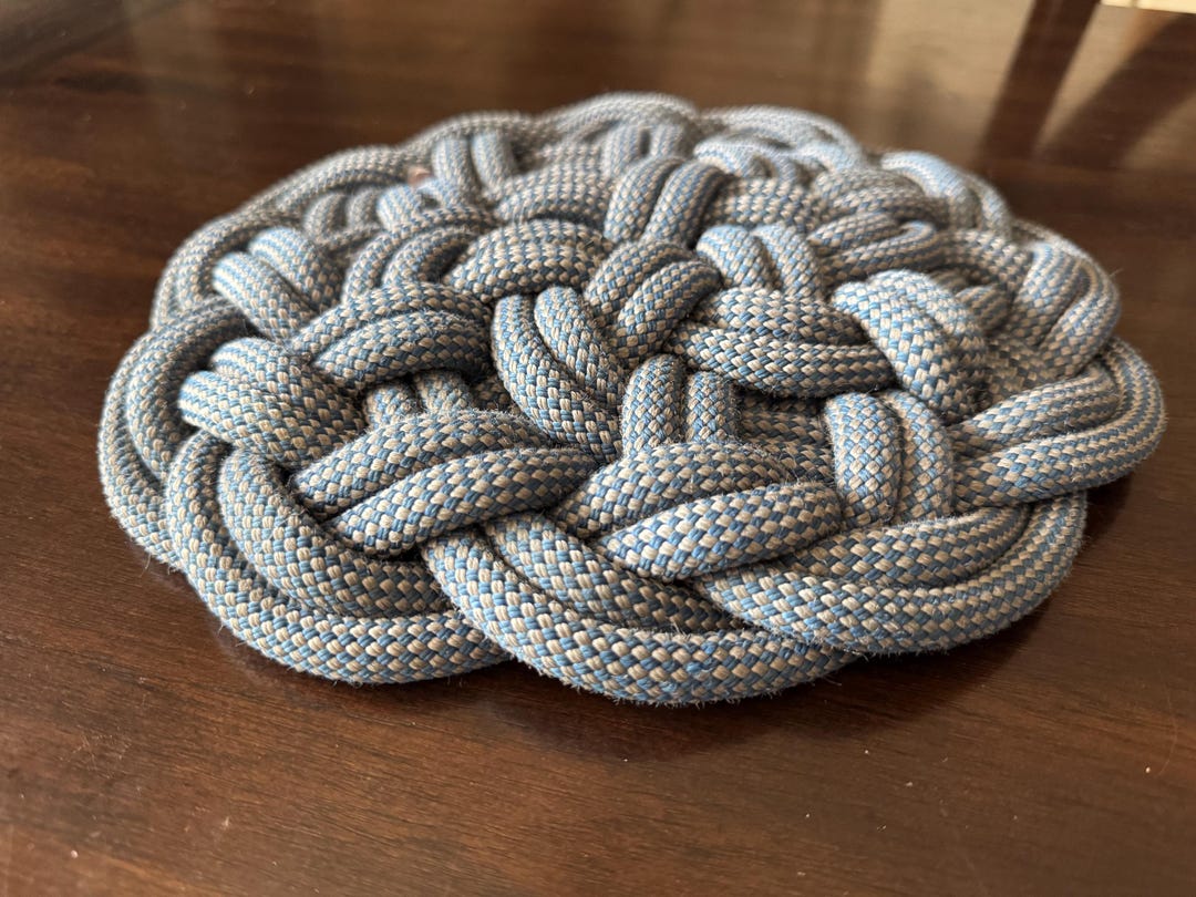 Retired Recycled Climbing Rope Mat - Etsy