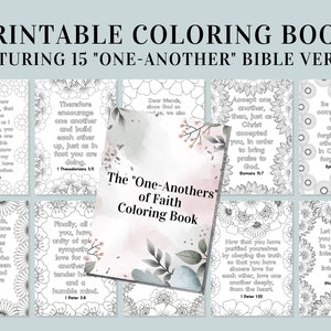 One Another Bible Verse Coloring Book