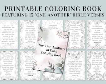 One Another Bible Verse Coloring Book