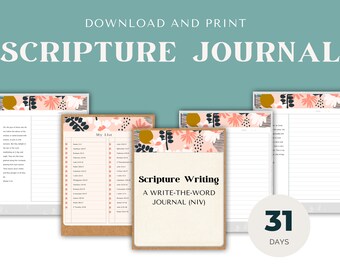 Printable Write the Word Scripture Journal - NIV