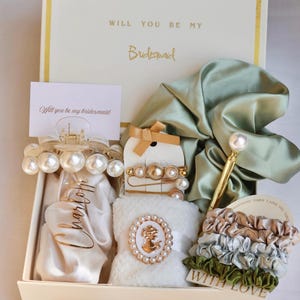 Geschenkdoos bruidsmeisje voorstel, gepersonaliseerd cadeau bruidsmeisje, cadeau bruidsmeisje, cadeau vrijgezellenfeest, gunsten vrijgezellenfeest, verjaardagscadeau, cadeau voor haar