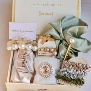 Personalisierter Brautjungfer Vorschlag Box, Hochzeitsfeier Andenken, Brautjungfer Geschenkbox, Trauzeugin / Trauzeugin der Ehre Geschenke, werden Sie meine Brautjungfer sein