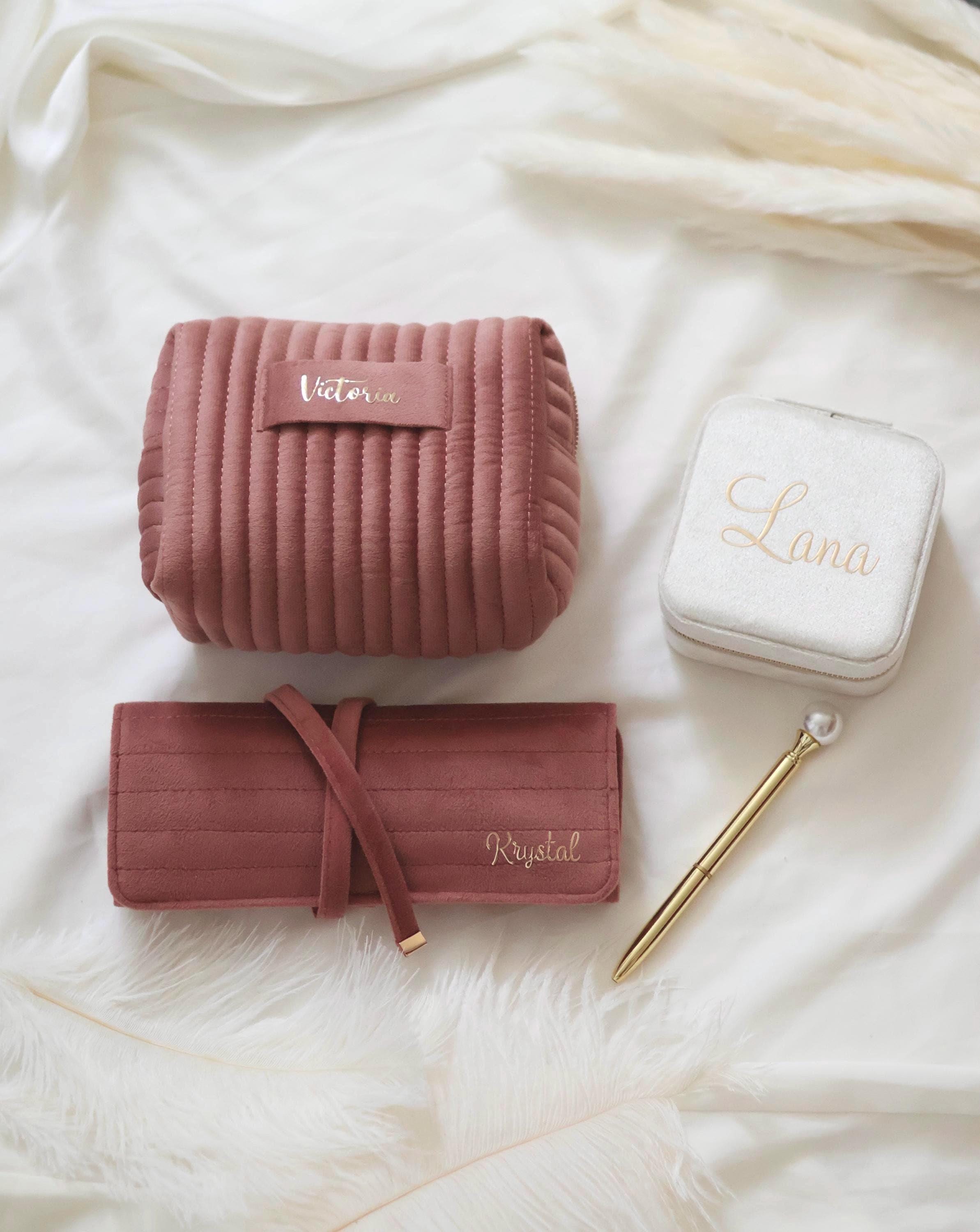 Trousse Princess Palette 012 – Kosmetiktasche, Rosa, Mit Reißverschluss