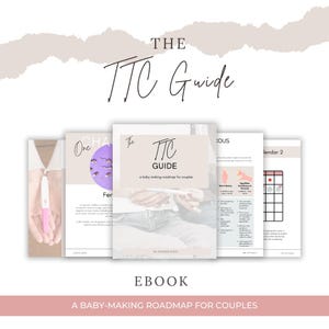 TTC Guide - a baby-making roadmap for couples | 116-Page Trying to Conceive Ebook | Fertility Support, Tracking, Loss & More | PDF Download