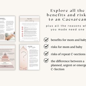 C-section Birth Guide | Empowering Cesarean Recovery & Preparation | In ...