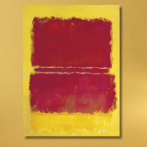 Mark Rothko Exhibition Canvas,Mark Rothko Art Print,Large Abstract Painting,Modern Painting,Mark Rothko Wall Art,Original Abstract