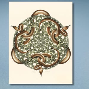 M C Escher Relativity Canvas Print: Surreal Optical Illusion Wall Art