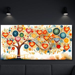 Personalization Tree Of Life Names Mother&#39;s Day Gift, Family Tree Prints Custom with Kids Names,Birthday Gifts,digital decor arts