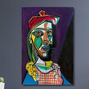 Picasso Marie Thérèse Walter Canvas Print: Cubism Art