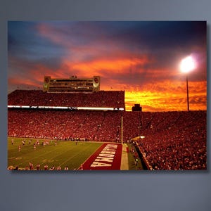 Oklahoma Cholers Stadium Leinwand: College Football Wanddekoration
