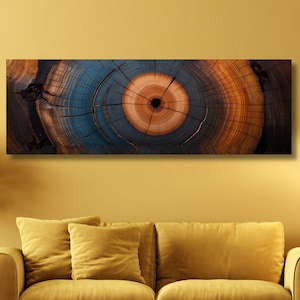 Abstrakte Holzmaserung Wand Kunst Druck, rustikale Natur Fotografie, Baumringe Nahaufnahme Kunstwerk, natürliche Textur Wohnkultur, Holz Wandkunst, Baumkunst