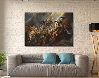 Peter Paul Rubens The Fall of Phaeton canvas Art,Greek Myth of Phaeton,Giclee Fine Art Print,Vintage Art Print,Home Decor,Modern Wall