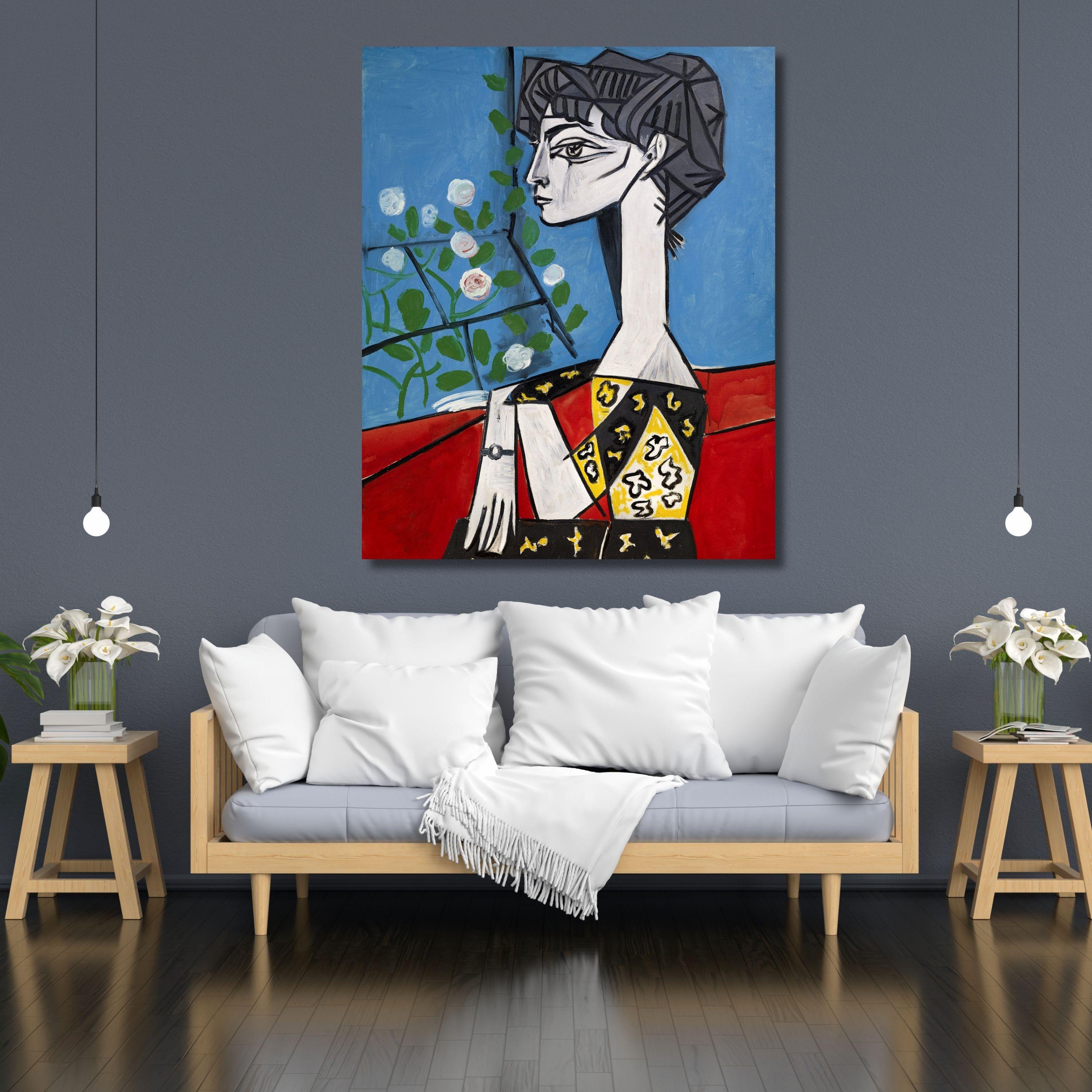 ピカソ ゲルニカ ウォールアート 白黒キャンバス 壁掛け