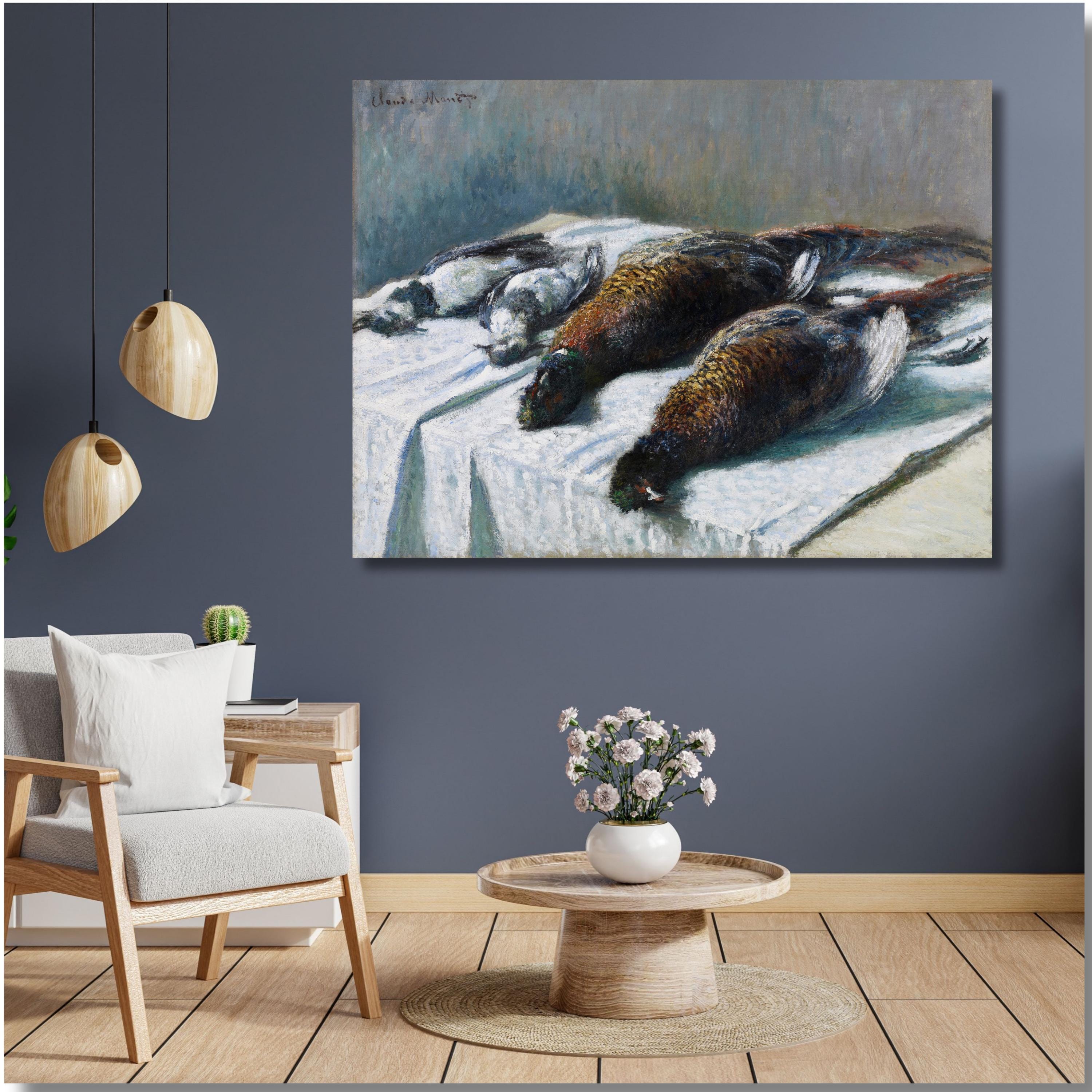Claude Monet Still Life Print: Vintage Game Birds Painting - Etsy