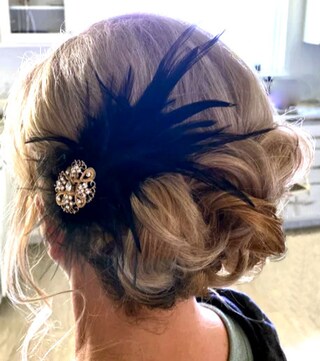 Fascia Per Capelli Con Perle Nere - Cerchietto Imbottito Antiscivolo Per Donna, Accessorio Sposa