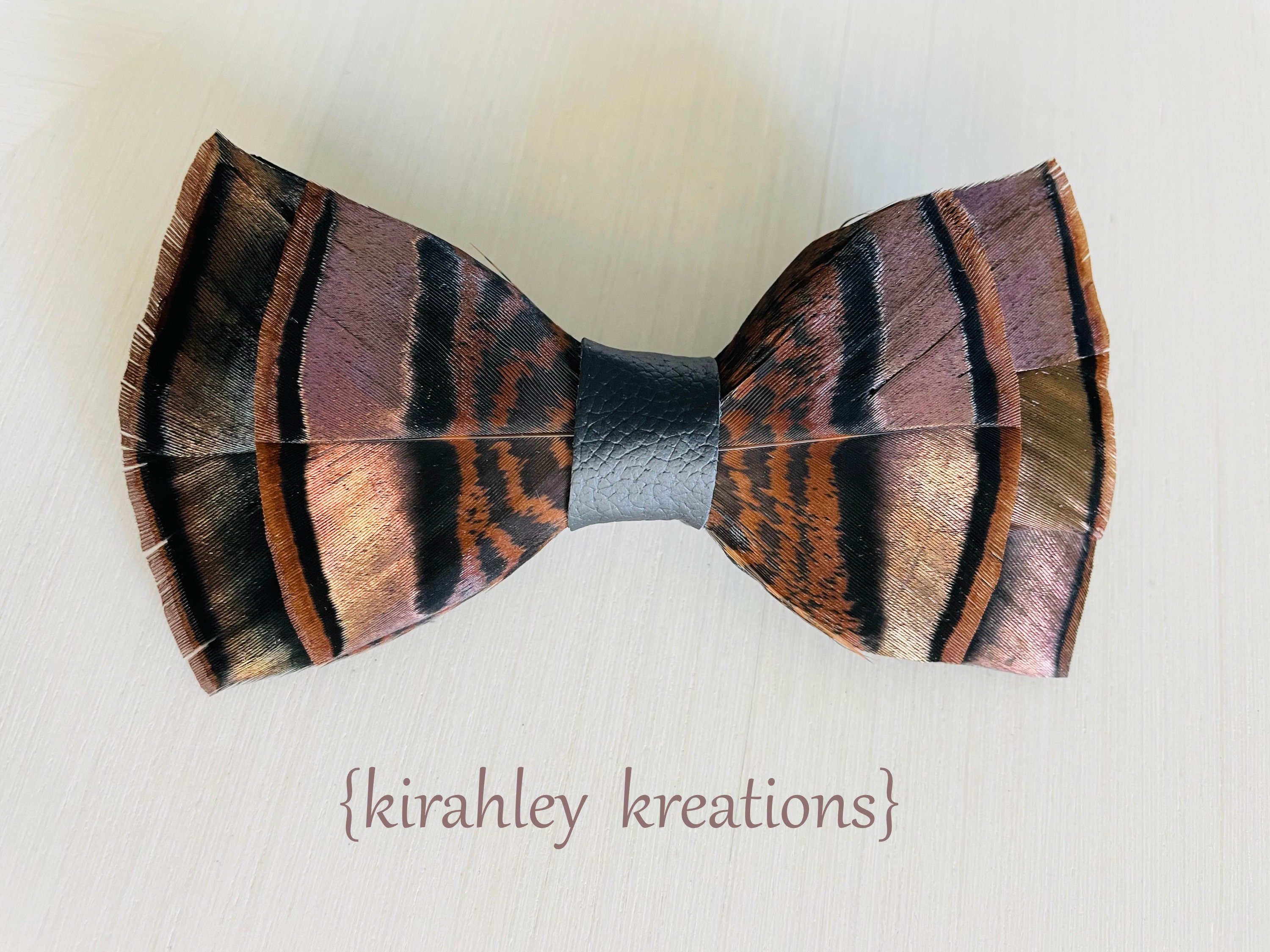 The Original Wild Turkey Feather Bow Tie