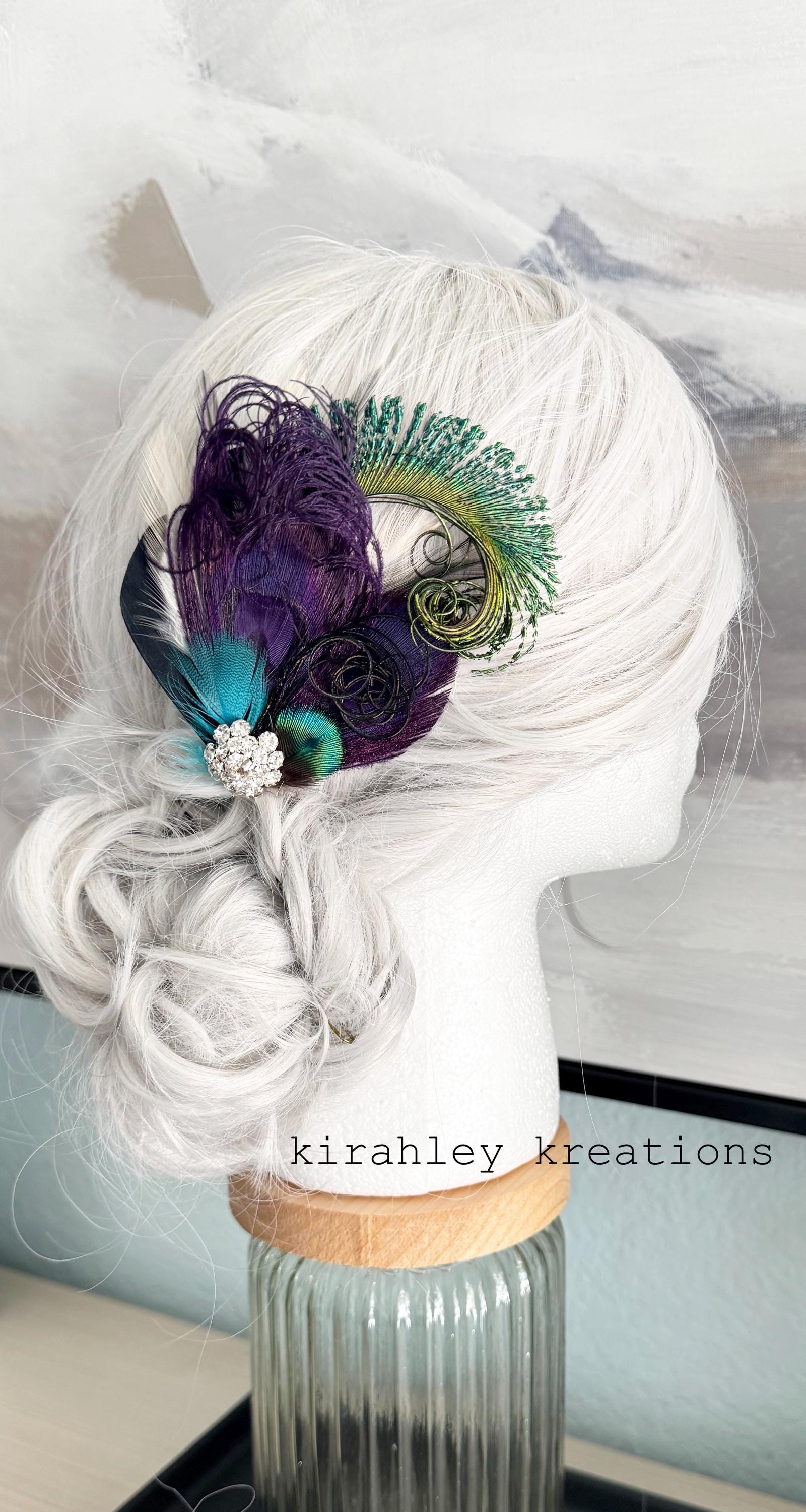 Elegant Teal Headwrap with Floral Accents Flower Hairband Teal - Etsy main image 2