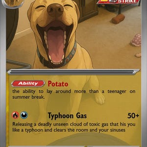 Custom Pokémon-Style Collectible Cards – Capture Your Loved Ones in Legendary Style!