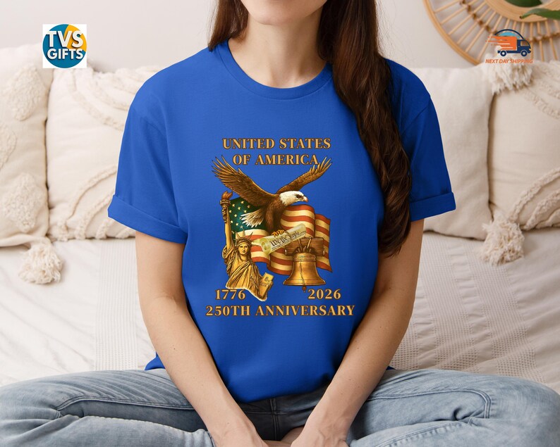 T-shirt Américain Eagle Drapeau USA 4 Juillet - 100% Coton, Neuf Avec étiquette, Taille Homme !