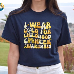 Childhood Cancer Awareness Tshirt, Pediatric Cancer Shirt, Gold Ribbon Shirt, Childhood Cancer Support Sweatshirt, We Fight Together Kid