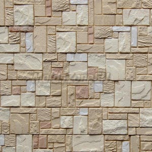 Mold for Wall Decoration, Artificial Stone and Tiles from plaster, concrete, gypsum &#39;Spain&#39; SET 4 pcs DIY