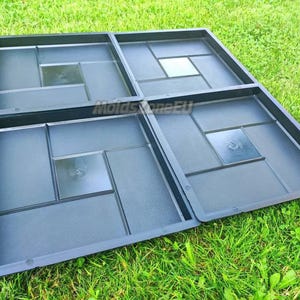 Mold for concrete Paving slabs, Stone pattern, Concrete garden, Stepping stone, Path Yard, Garden walkway &#39;California&#39; DIY