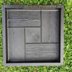 Mold for concrete Paving slabs, Stone pattern, Concrete garden, Stepping stone, Path Yard, Garden walkway &#39;California Wood&#39; DIY