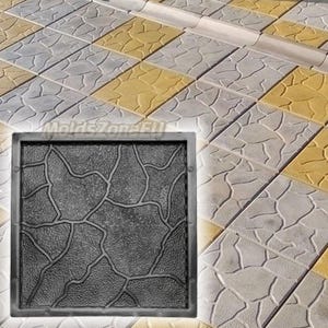 Mold for concrete Paving slabs, Stone pattern, Concrete garden, Stepping stone, Path Yard, Garden walkway &#39;Cloud&#39; DIY