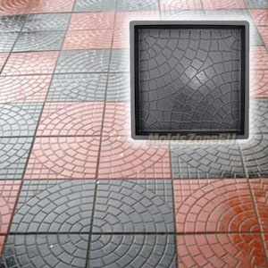 Mold for concrete Paving slabs, Stone pattern, Concrete garden, Stepping stone, Path Yard, Garden walkway &#39;Sun&#39; DIY