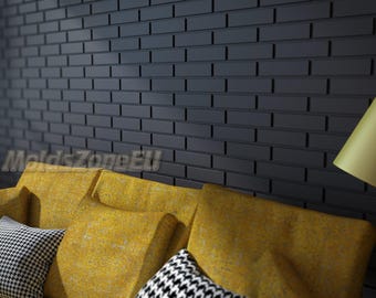 Lot De 6 Moules à Béton Ardoise Betonex - Pour Créer Un Mur En Pierre/clinker