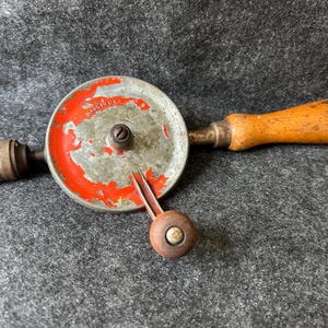 Vintage Handkurbelbohrmaschine Markenlos