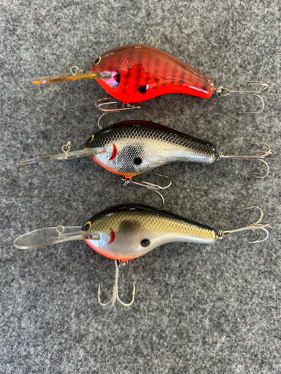 Set of 3 Vintage Bagley's DB3 Fishing Lures - Etsy Israel