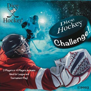Défi Hockey sur dés® ! est un jeu de société amusant, basé sur la stratégie, à rouler et à jouer, basé sur des cartes de probabilité, de chance et d'action de hockey.