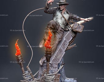 Indiana Jones 3d Statue Model kit unassembled not painted see description for sizes
