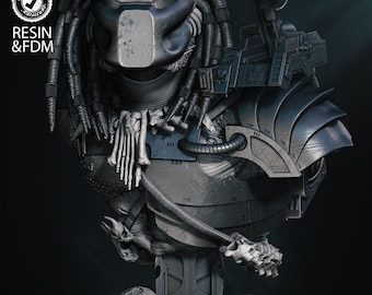 Archivo stl de Predator Bust para impresión 3D