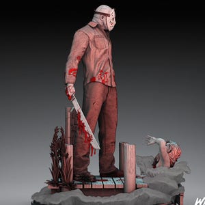 Jason Friday the 13th stl file for 3d printing