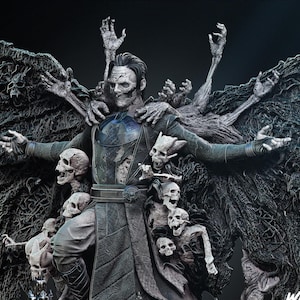 Dead Dr Strange 3d Statue Model kit unassembled not painted