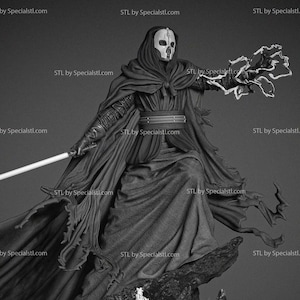 Darth Nihilus 3d Statue Model kit unassembled not painted