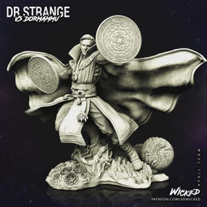 Avengers Dr Strange 3d Statue Model kit unassembled not painted