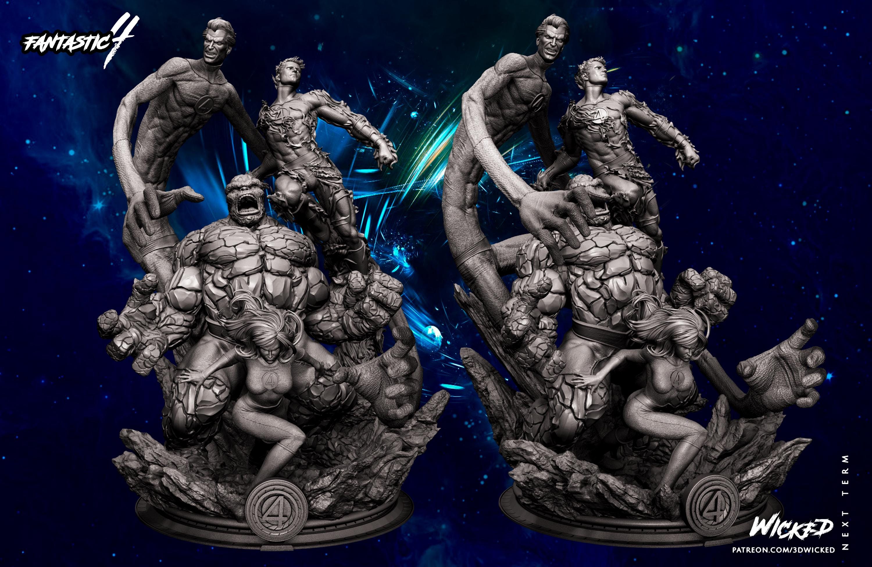 【未開封】トイビズ　ファンタスティック4 フィギュア4体セット 1995年 Fantastic 4 toys - Etsy 日本