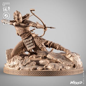 1/24 Scale 75mm Goddess Of Heaven Resin Figure Model Kit - 3D Printed, Unpainted, Unassembled