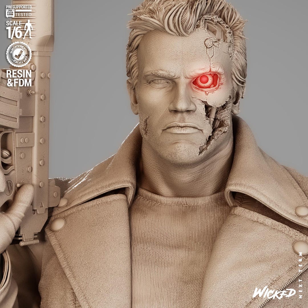 Terminator Stl File for 3d Printing - Etsy