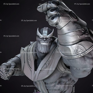 Avengers Thanos Comic Style 3d Statue Model kit unassembled not painted