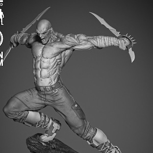 Guardians of the Galaxy Drax Comic style stl file for 3d printing