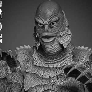 Horror classic Creature from black lagoon stl file for 3d printing